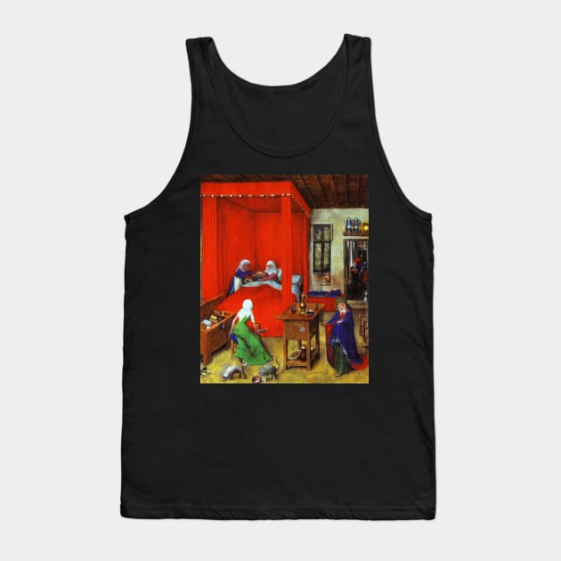 the birth of john the baptist 1422 - Jan van Eyck Tank Top by Kollagio